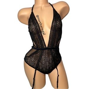 Victoria’s Secret Teddy with Garter Clips